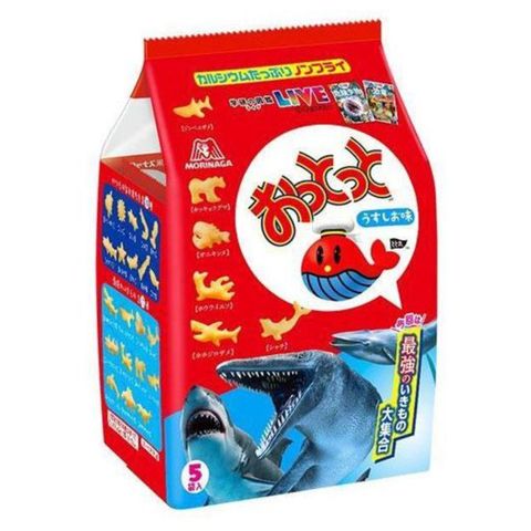 Morinaga Ottotto Light Salt Flavor 5 x 16g [Parallel Import]