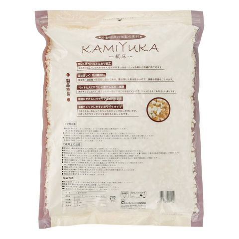 Clean One Mofu 小動物用紙墊材 Kamiyuka 紙床 白色 500克 [平行進口]