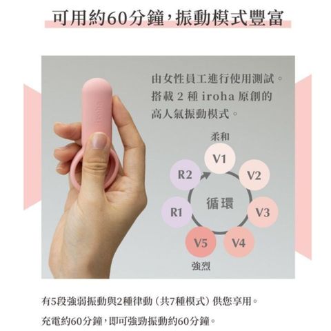 Iroha SVR Rechargeable Couple Cock Ring Vibrator (Coral Pink) Sex Toys 1 Piece