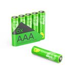 Gp AAA NiMH Rechargeable Battery 650mAh 6 Pieces