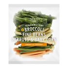 [Shelf life: 2 days or below] Tenderstem Broccoli, Fine Beans, Carrots & Baby Corn 400g 29256280