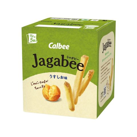 Calbee Jagabee Fries Light Salt Flavor 75g [Parallel Import]