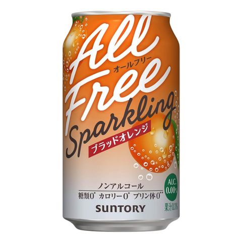 Suntory All Free (Blood Orange) Chu-Hai 350ml [Parallel Import] (The new and old packaging will be shipped out randomly)