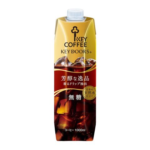 Key Coffee 無糖冰咖啡 1000毫升