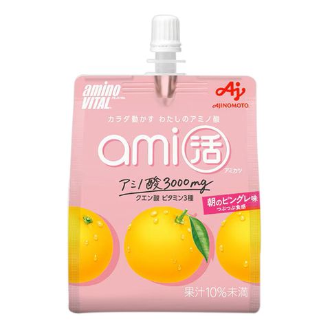 Ajinomoto Amino Vital Ami-katsu Jelly Drink Morning Pink Grapefruit Flavor 180g [Parallel Import]