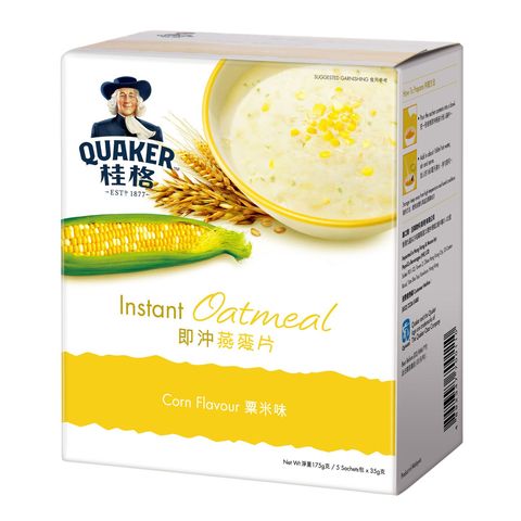 Quaker Instant Oatmeal - Corn Flavour 5 x 35g