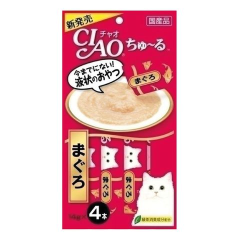 Ciao Churu Tuna Puree 4 x 14g