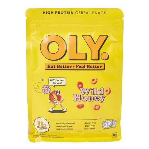 Oly. High Protein Crunchy Cereal Honey Flavor (Whey Protein Added) 35g