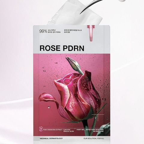 Mediheal Rose PDRN Essential Mask 10 Pieces