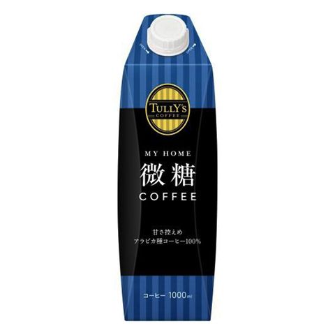 伊藤園 Tully's Coffee My Home 低糖咖啡 1000毫升 [平行進口]