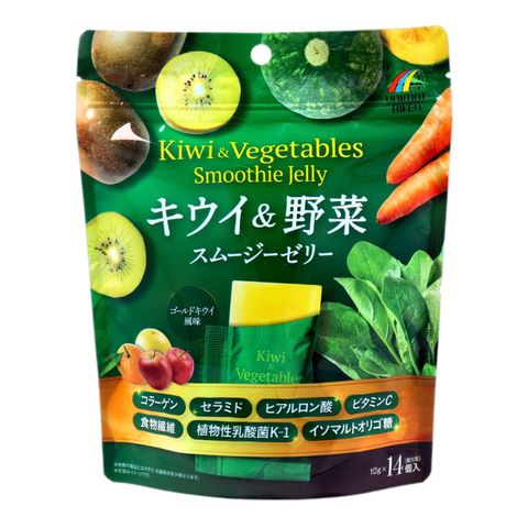 Unimat Riken Smoothie Jelly Kiwi & Vegetable Smoothie 140g [Parallel Import]