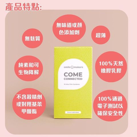 Smile Makers Ultra-thin and Moisturizing Condoms (Specially Designed for Women) 10 Pieces (The new and old packaging will be shipped out randomly)