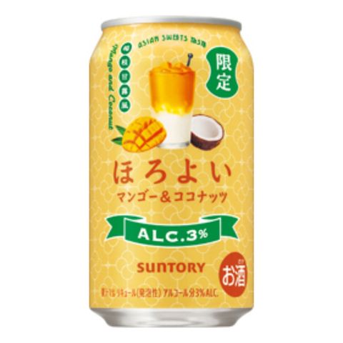 Suntory Horoyoi (Mango & Coconut) Alc. 3% 350ml [Parallel Import]