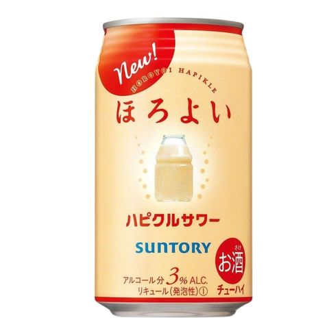 Suntory Horoyoi Chu-Hai (Hapikle Sour) Alc. 3% 350ml [Parallel Import] (The new and old packaging will be shipped out randomly)