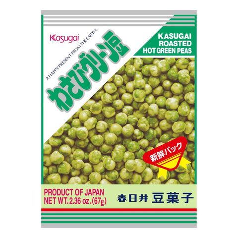Kasugai Long Tokuyo Wasabi Green Peas Snack 67g