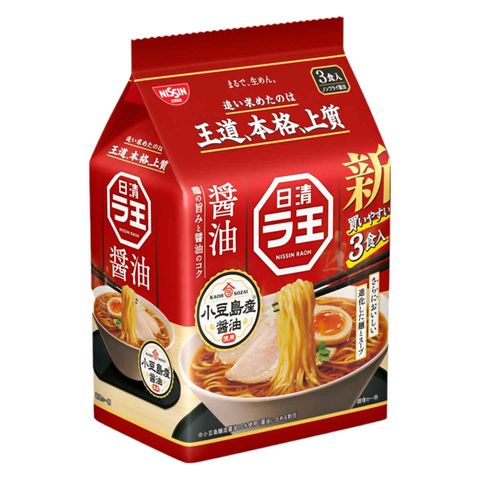 Nissin Raoh Soy Sauce 3 x 101g [Parallel Import]