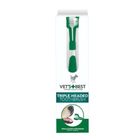Vet's Best Triple Headed Toothbrush for Dogs 1 Piece 15031