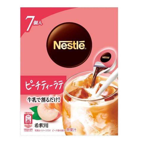 Nescafe Portion Peach Tea Latte 7 x 11g [Parallel Import]