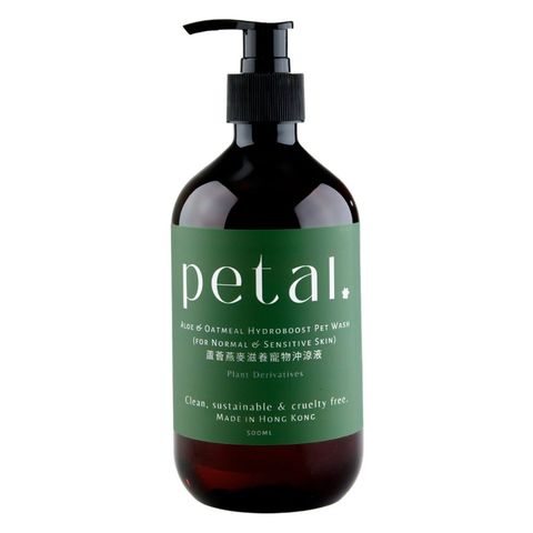 Petal 天然蘆薈燕麥滋養寵物沖涼液 500毫升