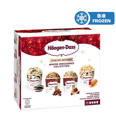 Haagen-dazs Winter Indulgence Mini Cup 4 x 100ml
