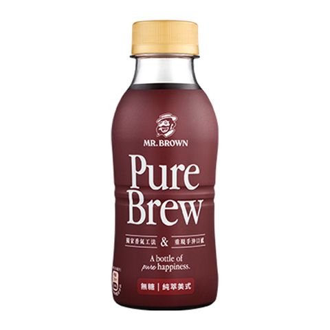 Mr. Brown Pure Brew Americano (Sugar Free) 350ml