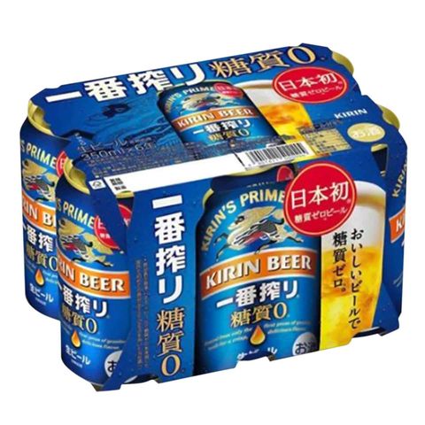 Kirin Ichiban Shibori Sugar Free Canned Beer 350ml x6[Parallel Import]