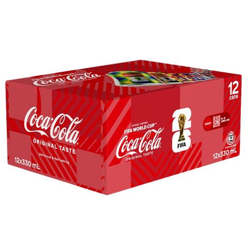 Coca-cola 330ml x 12 (The new and old packaging will be shipped out randomly)