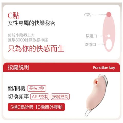 Kisstoy Lost Wearable Vibrator (Suction) 1 Piece