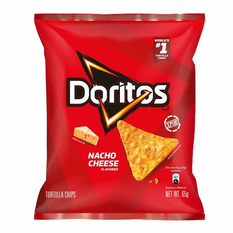 Doritos Nacho Cheese Flavored Tortilla Chips 65g