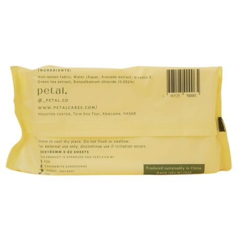Petal 無酒精寵物消毒濕紙巾 60抽