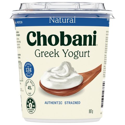 Chobani Greek Yogurt Natural Plain 907g