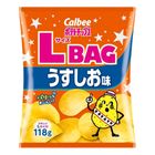 Calbee Salt Flavor Potato Chips L Bag 118g [Parallel Import]
