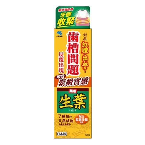小林製藥 生葉牙齦緊緻牙膏 100克