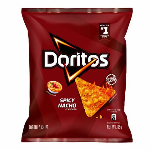 Doritos Spicy Nacho Tortilla Chips 65g