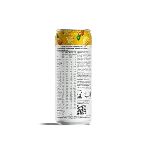 Huel A - Z Daily Vitamins Energy Drinks - Pineapple & Mango 330ml
