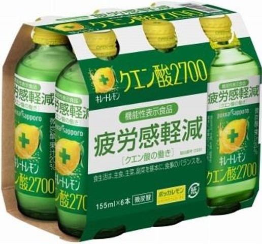 Pokka Sapporo 檸檬碳酸飲料 6 x 155毫升