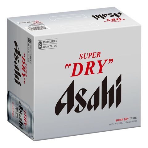 Asahi Super Dry Canned Beer 330ml x12 (The new and old packaging will be shipped out randomly)