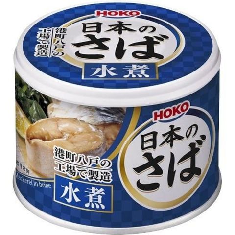 Hoko Japan Boiled Mackerel Can Salt Flavor 190g [Parallel Import]