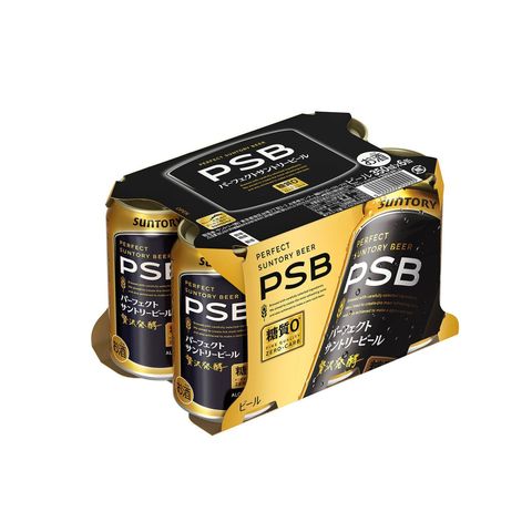 Suntory Perfect Suntory Sugar Free Canned Beer (PSB) 350ml x6 [Parallel Import]