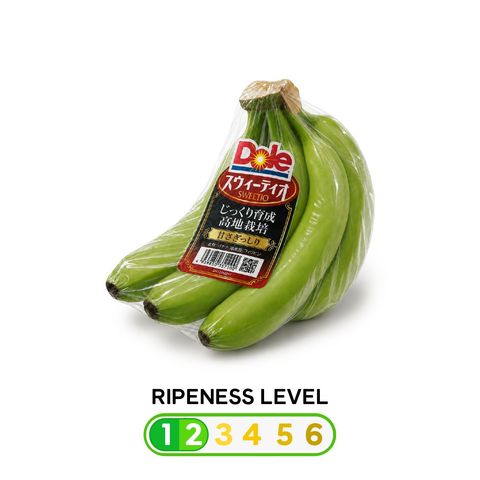 [Green] DOLE Sweetio Super Sweet Highland Banana 1 pack Approx. 600-700g