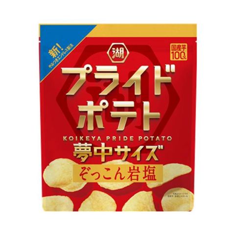 Koikeya Pride Potato Chips Rock Salt Flavor 102g [Parallel Import]
