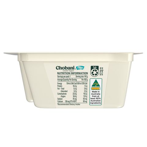 Chobani Flip Greek Yogurt Mint Choco 140g