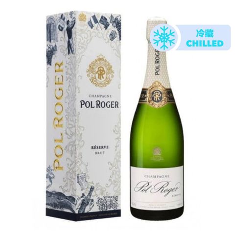 Pol Roger Brut Reserve Champagne with Gift Box 750ml