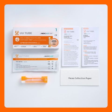 Indicaid UU Tube Helicobacter Pylori Antigen Test 1pc