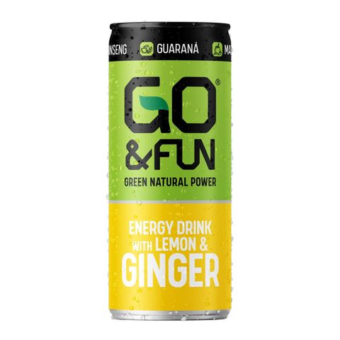 Go & Fun Italy Lemon & Ginger Energy Drink 250ml