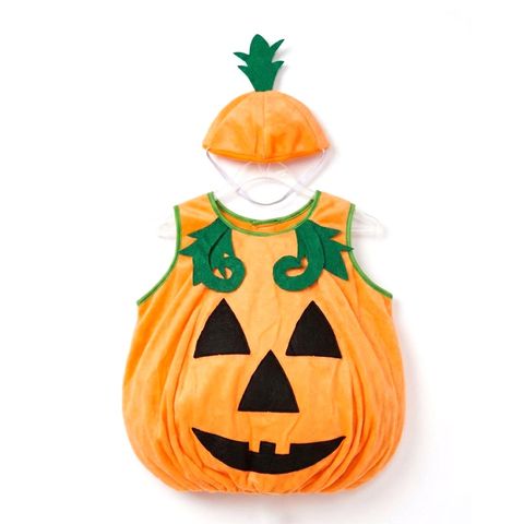 Comfort Home Halloween Pumpkin Jumpsuit Set for Kids 1 Set