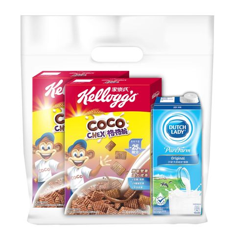 Kellogg's Coco Chex + Oatly Promo Pack (2 x 330g + 1 LT) 1 Set