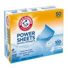 Arm & Hammer Power Sheets Laundry Detergent Fresh Line 50 Sheets