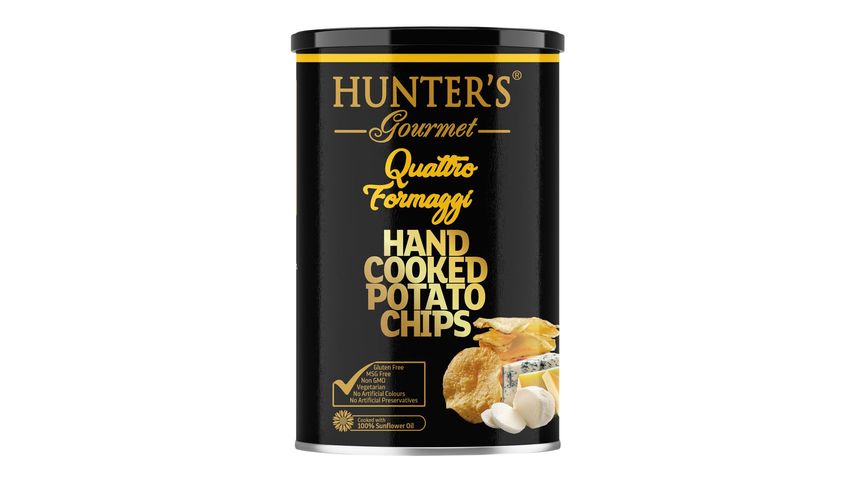Hunter's Gourmet Hand Cooked Potato Chips - Quattro Formaggi 150g
