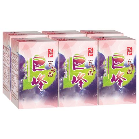 道地 百果園巨峰提子 250亳升 x 6
